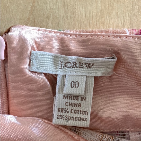 J. Crew Pencil Skirt in Pink and Brown - Picture 2 of 5